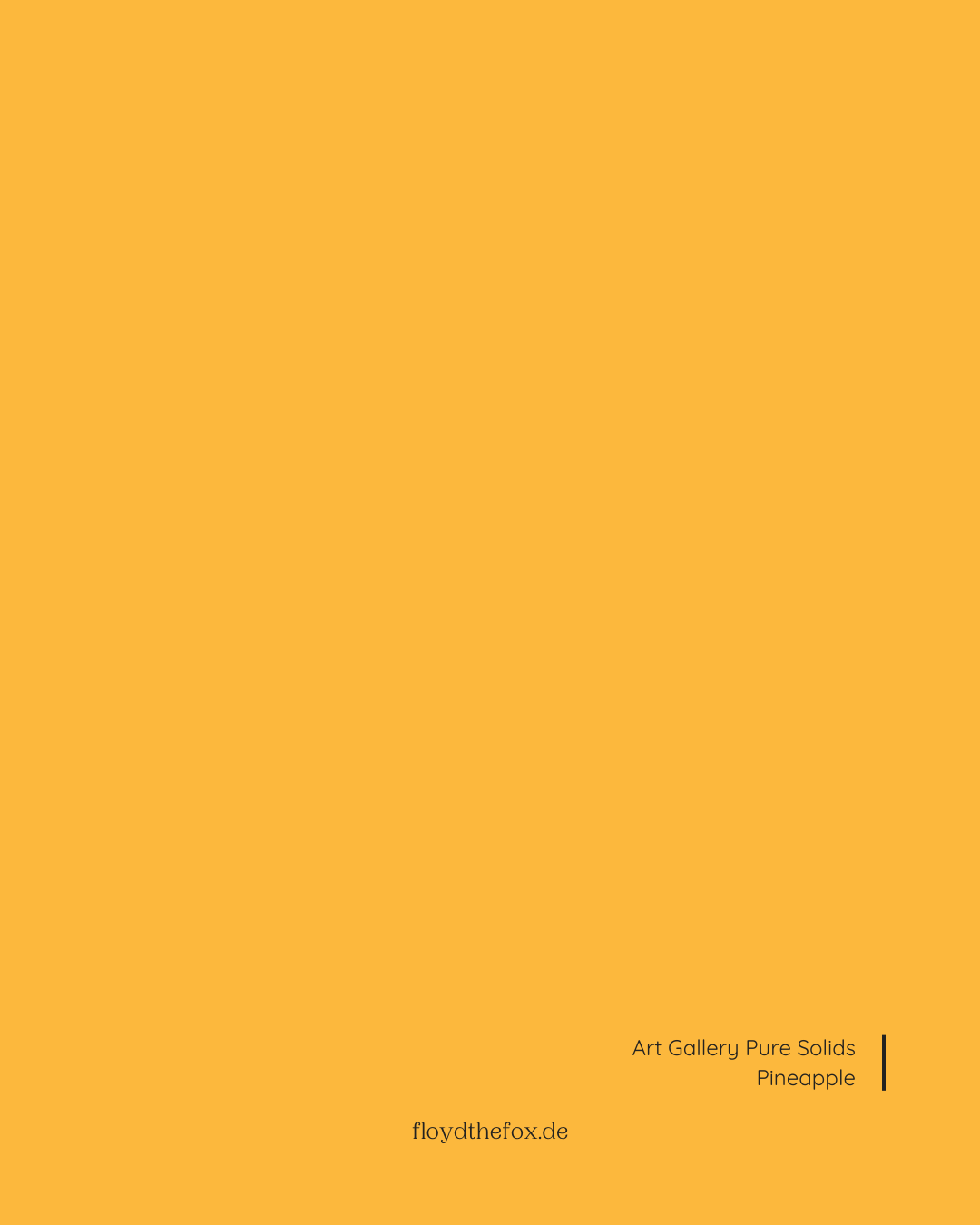 pineapple | art gallery PURE solids - floydthefox