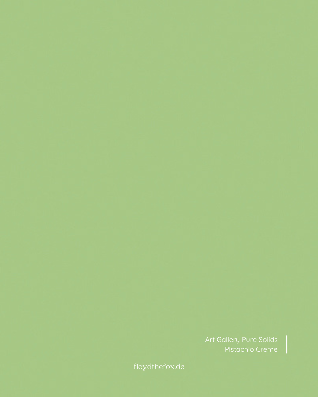 pistachio cream | art gallery PURE solids - floydthefox
