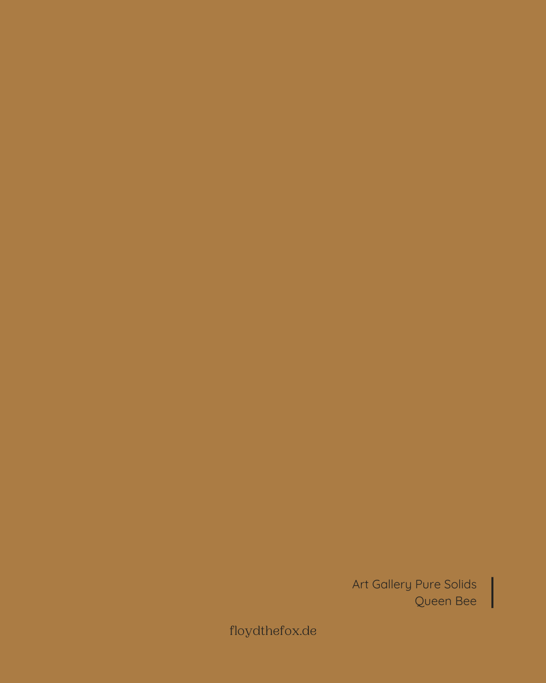 queen bee | art gallery SIGNATURE PURE solids - floydthefox