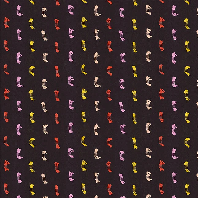 ruby star society | warp&weft | flicker in black - floydthefox