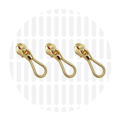 zipper zoo | slider | gold
