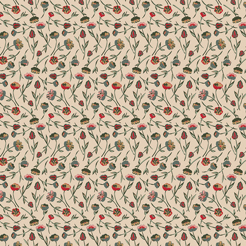 art gallery fabrics | patchworkstoff | spruce | tulip time wintertide