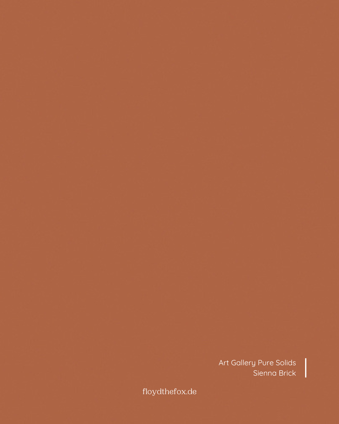 sienna brick | art gallery PURE solids - floydthefox