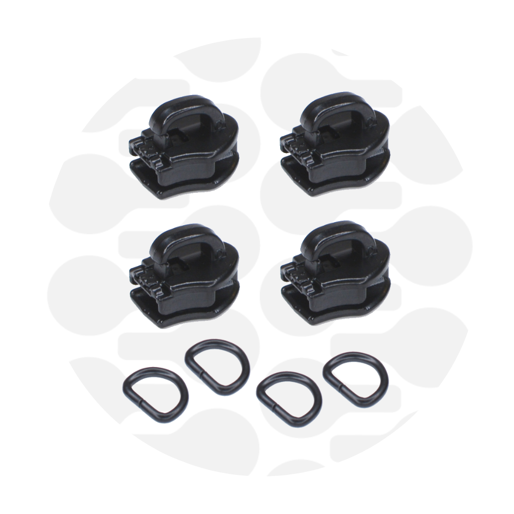 zipper zoo | slider | black