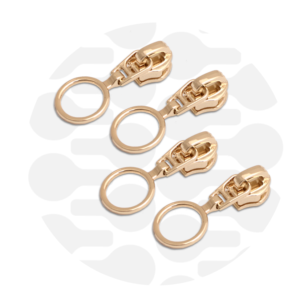 zipper zoo | slider | gold