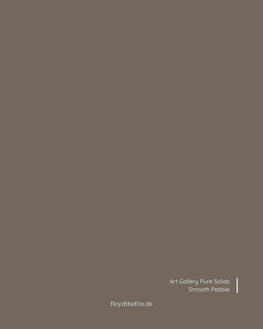smooth pebble | art gallery PURE solids - floydthefox