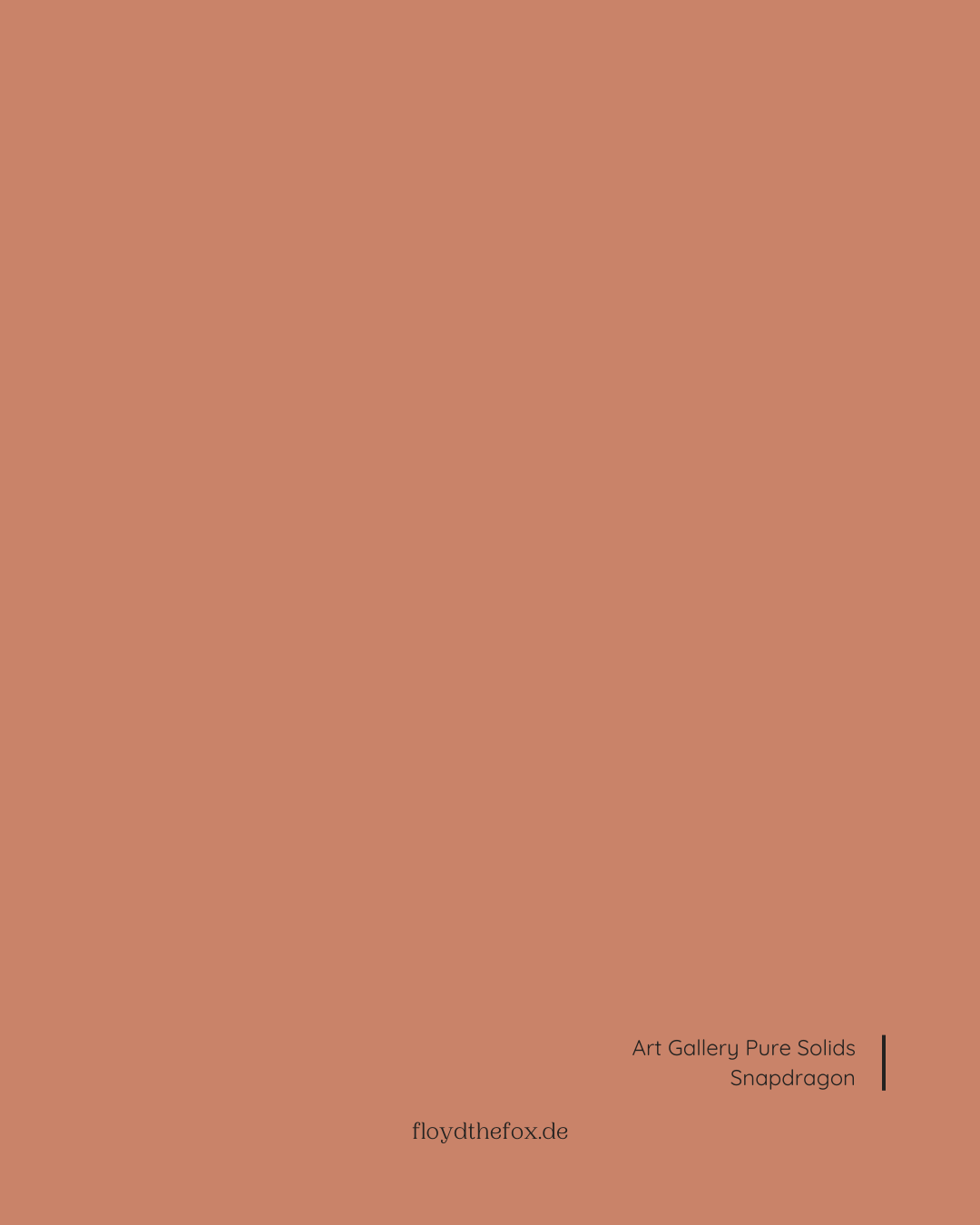 snapdragon | art gallery SIGNATURE PURE solids - floydthefox
