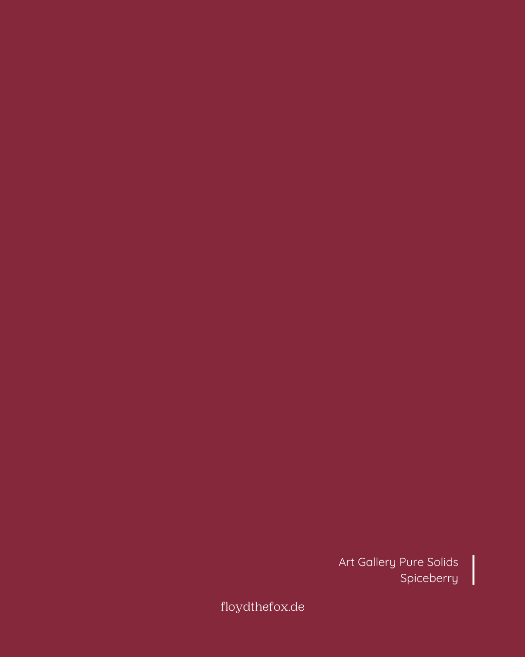 spiceberry | art gallery PURE solids - floydthefox