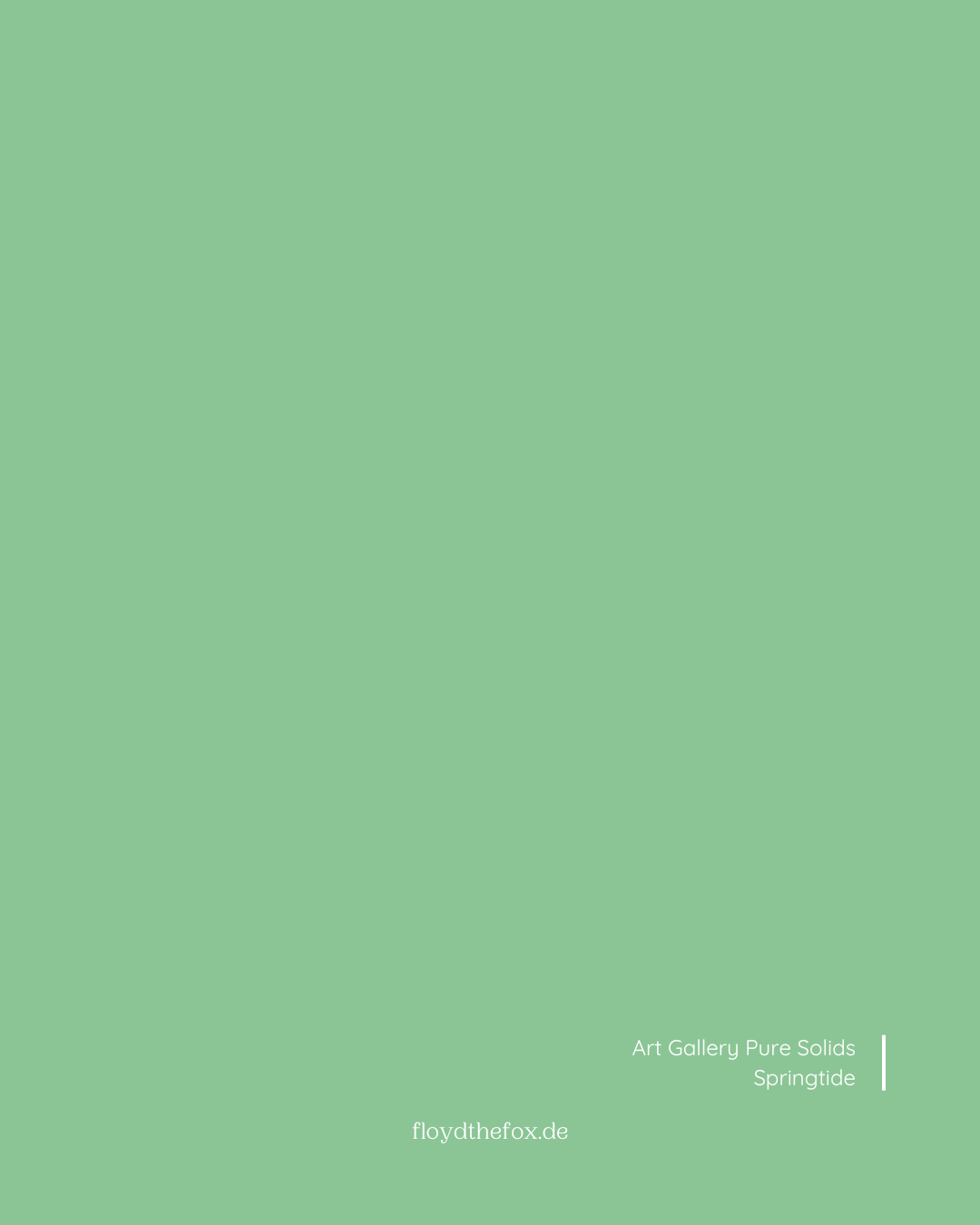springtide | art gallery PURE jednolite kolory