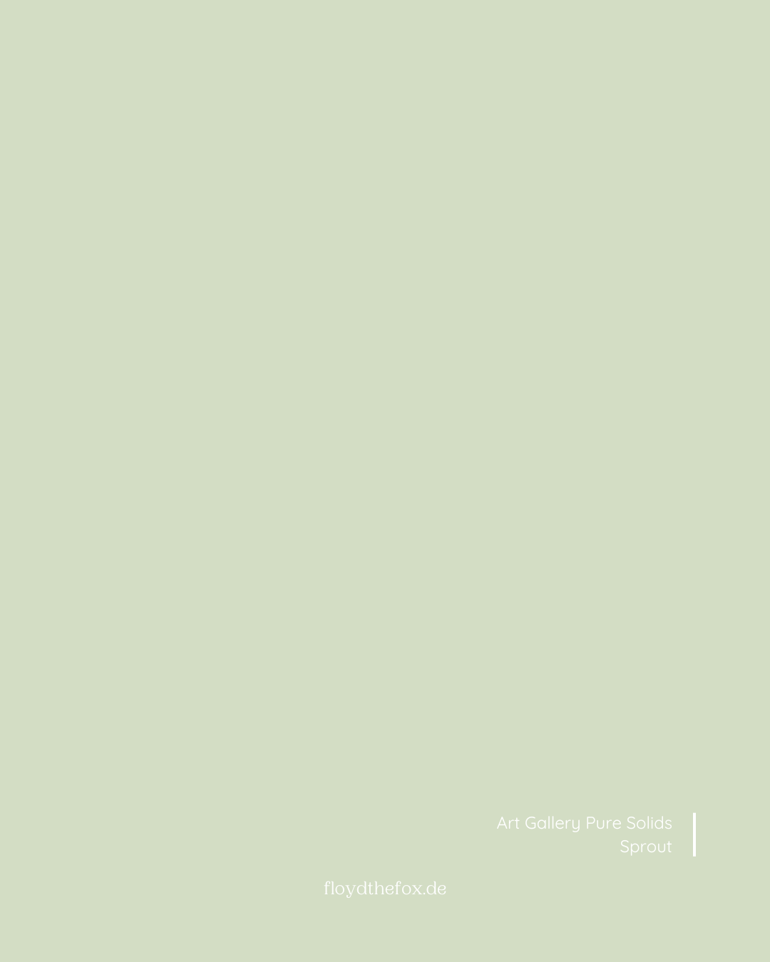 sprout | art gallery PURE solids - floydthefox