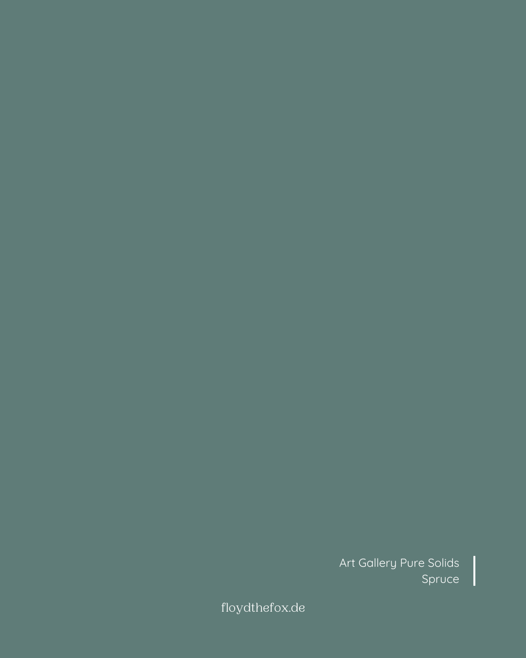 spruce | art gallery PURE solids - floydthefox
