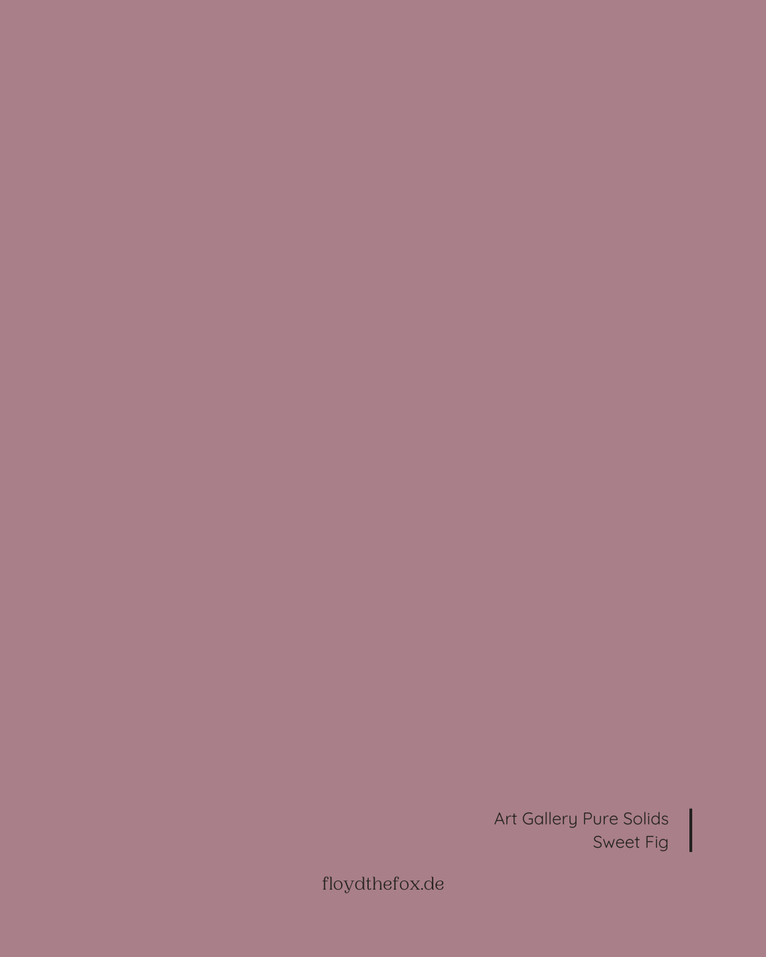 sweet fig | art gallery PURE solids - floydthefox