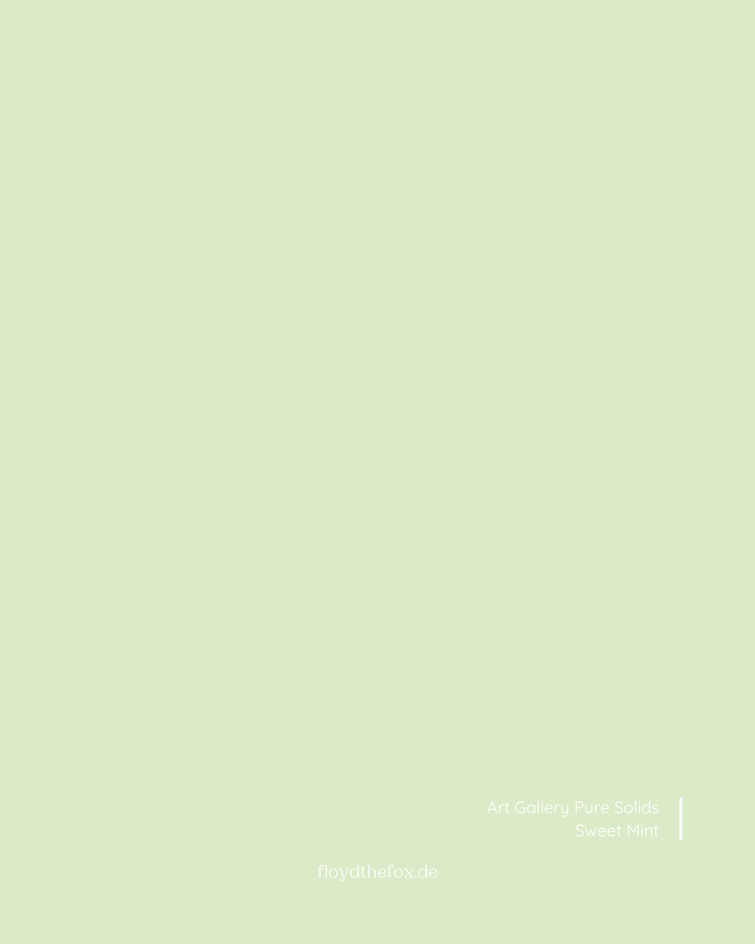 sweet mint | art gallery PURE solids - floydthefox