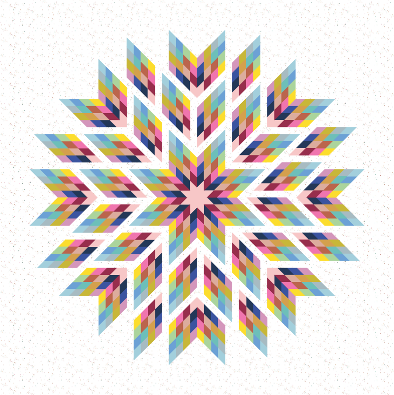 quiltkit | taralee quiltery | cosmic feathers - floydthefox