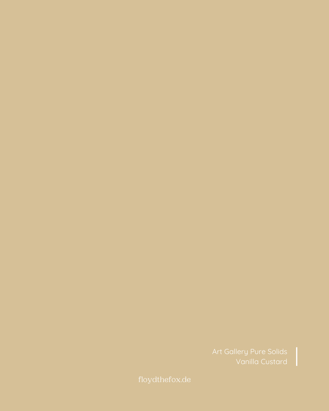 vanilla custard | art gallery PURE solids - floydthefox