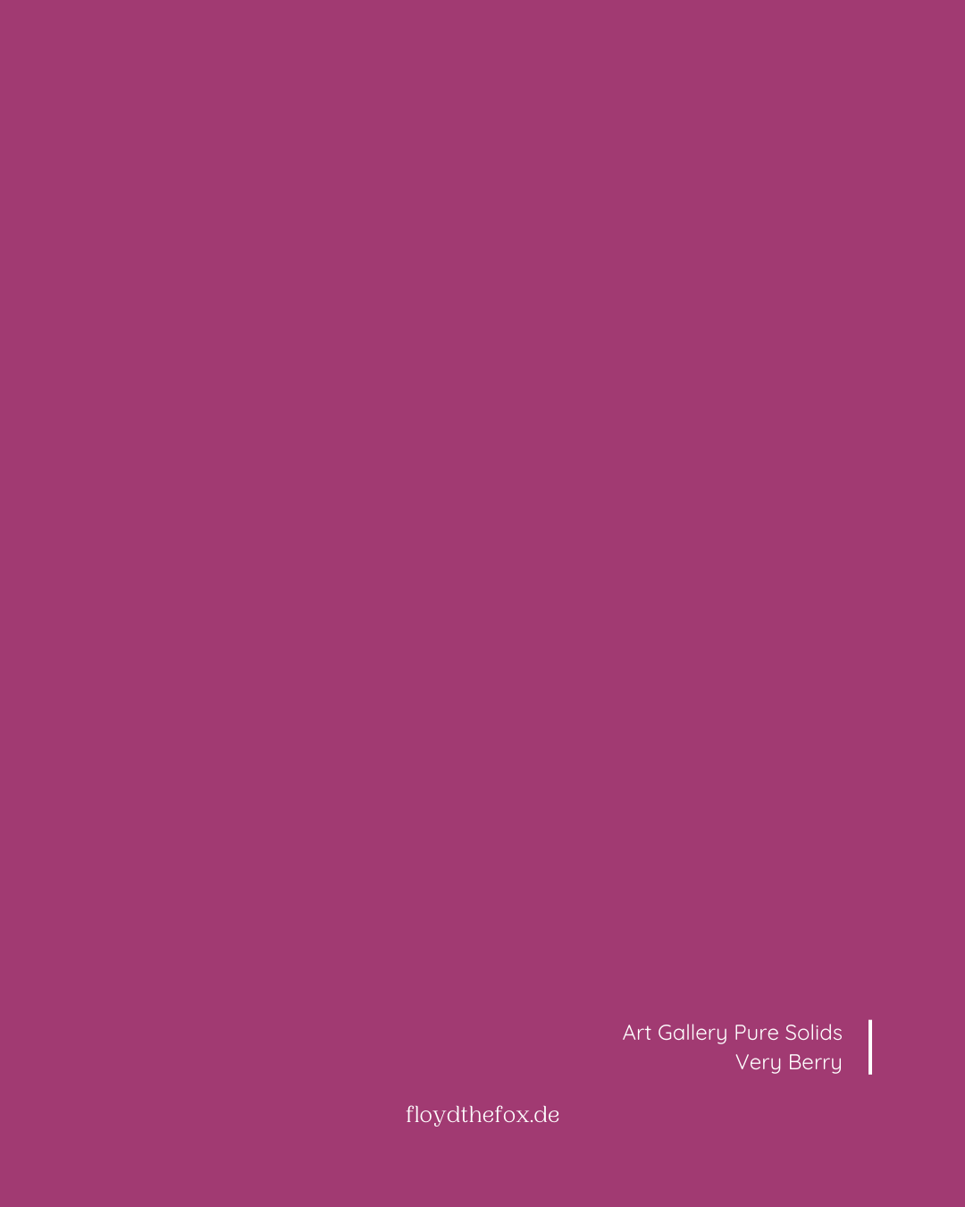 very berry | art gallery PURE solids - floydthefox