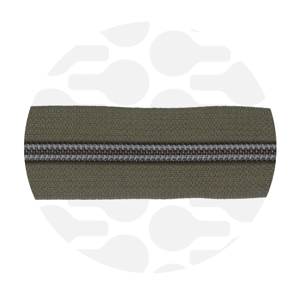 zipper zoo | endlos-reißverschluss | army green - floydthefox