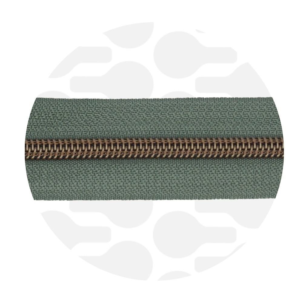 zipper zoo | endlos-reißverschluss | sage green - floydthefox
