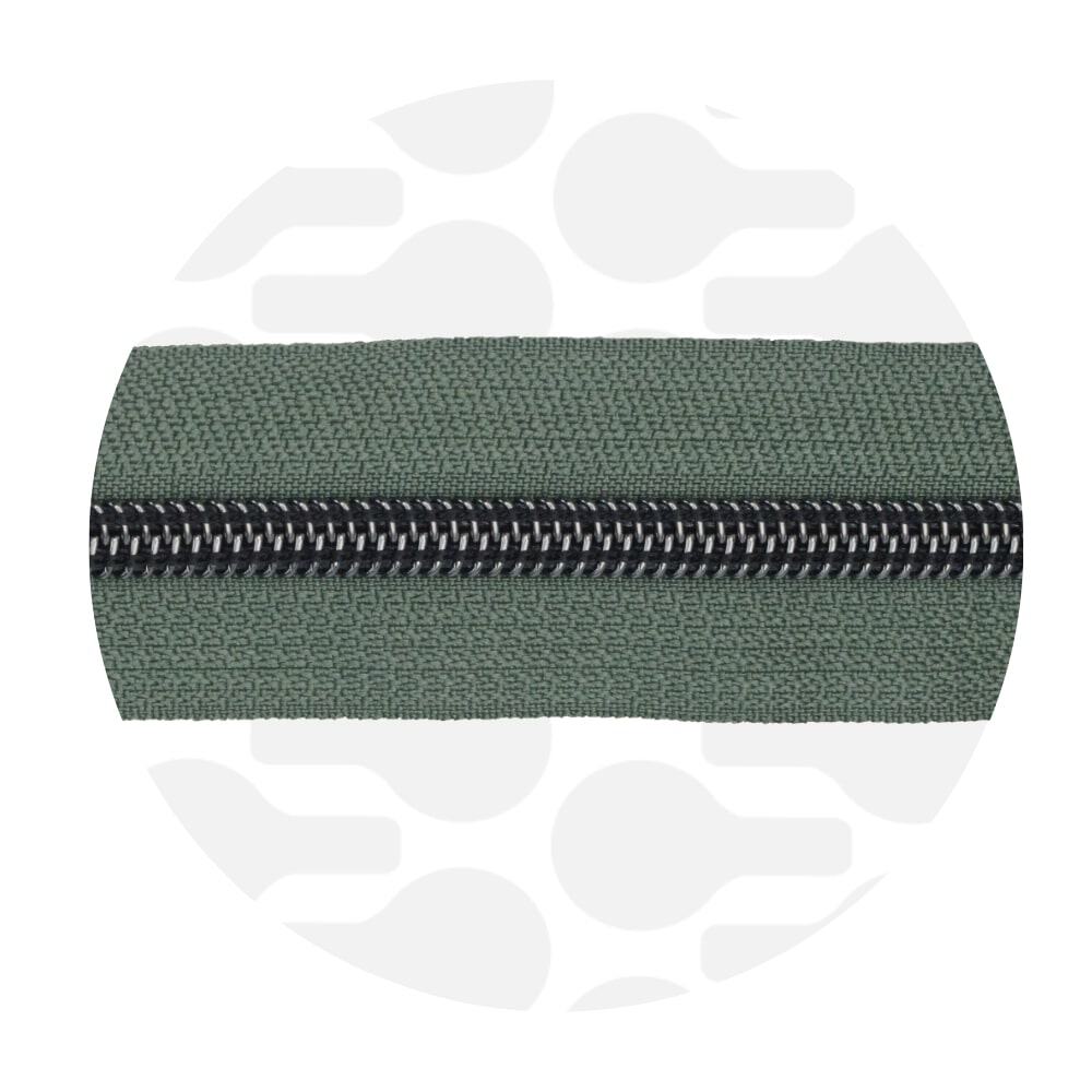 zipper zoo | endlos-reißverschluss | sage green - floydthefox