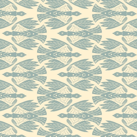 cotton+steel | twin hills | flight wave - floydthefox