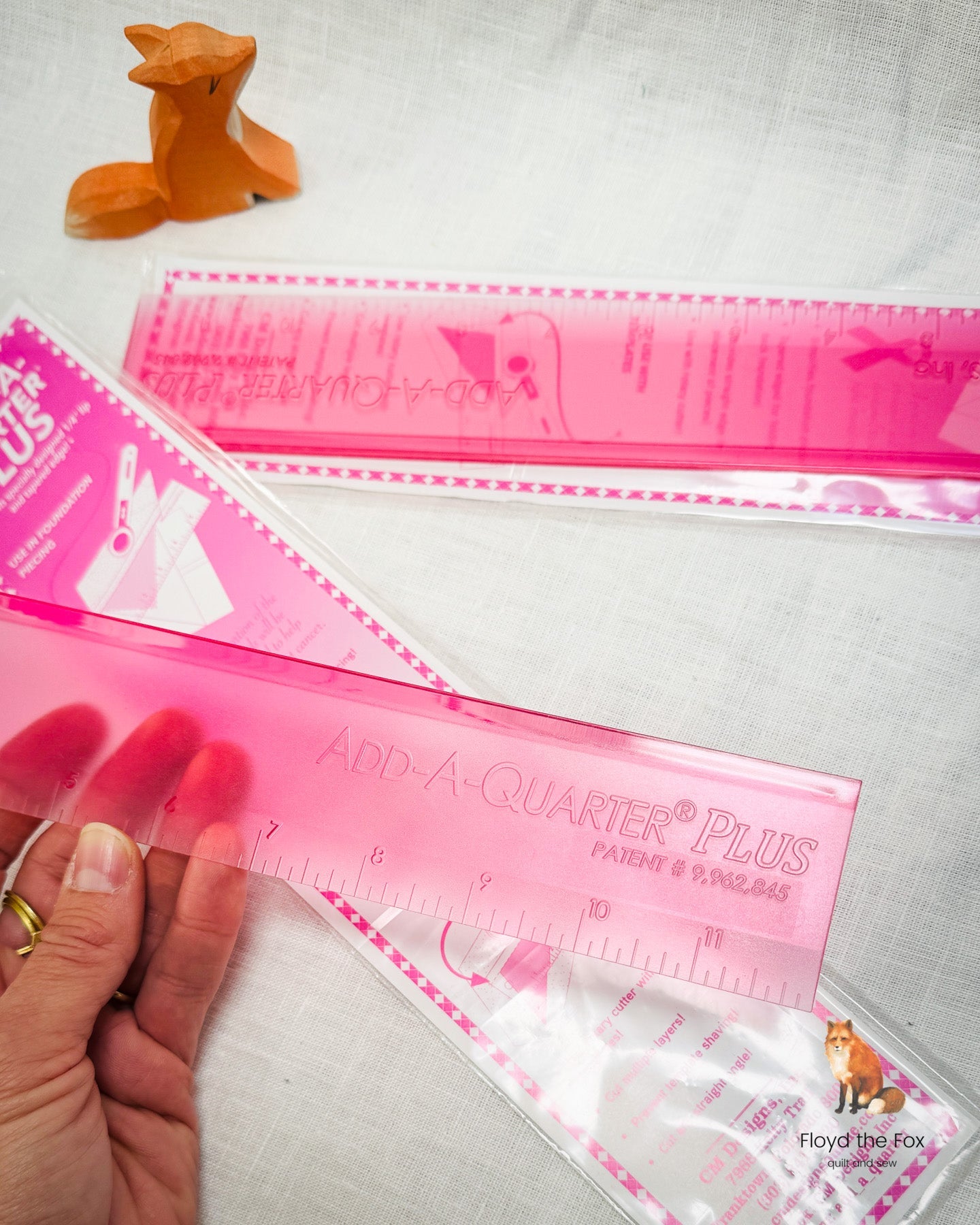 Add - A - Quarter Plus Lineal | 12 inch lang | pink - floydthefox