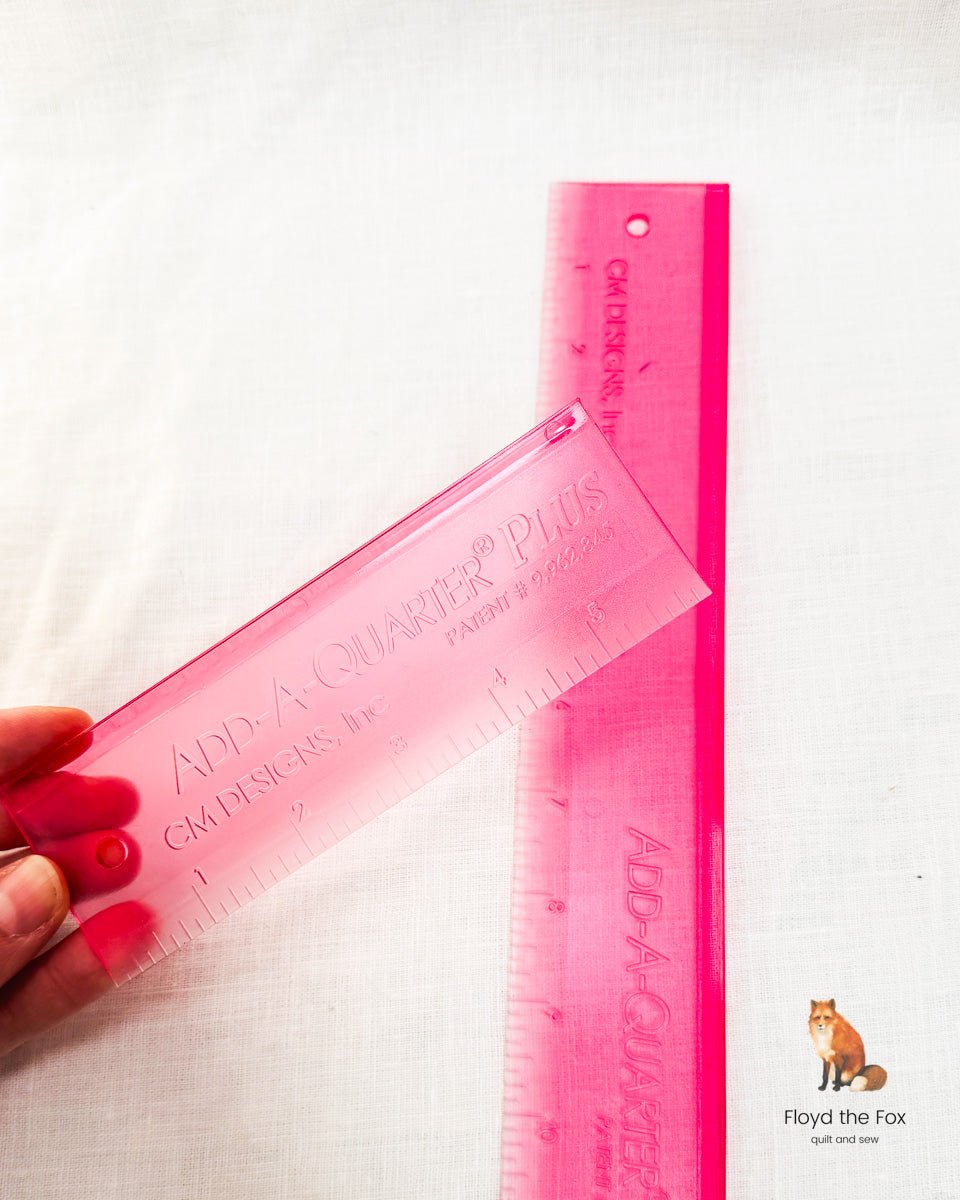 Add - A - Quarter Plus Lineal | 6 inch + 12 inch Kombi | pink - floydthefox