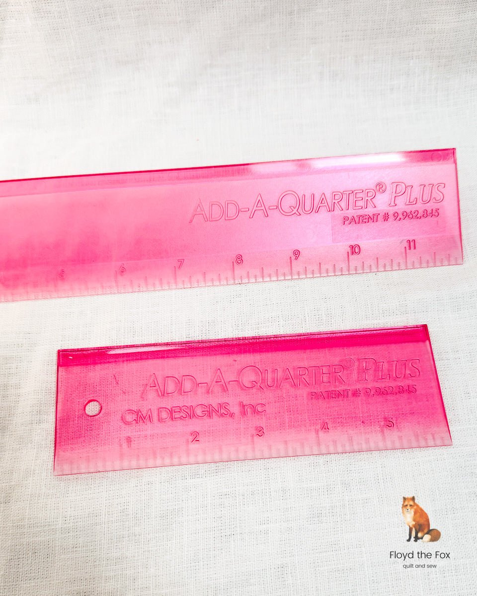 Add - A - Quarter Plus Lineal | 6 inch + 12 inch Kombi | pink - floydthefox