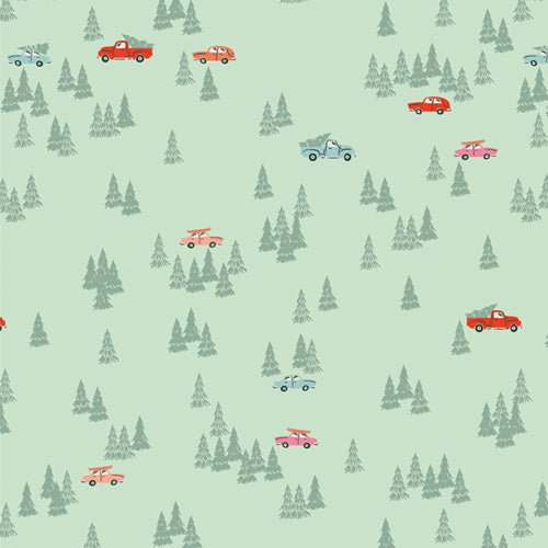 art gallery fabrics | patchworkstoff | christmas in the cabin | cut and carry farm