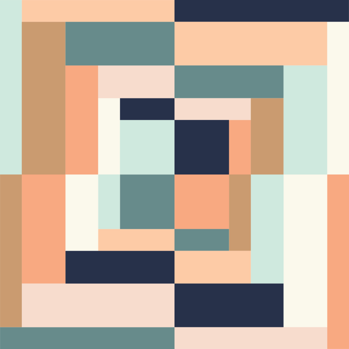 Quiltkit Alchemist - Low Tide - Vorschau