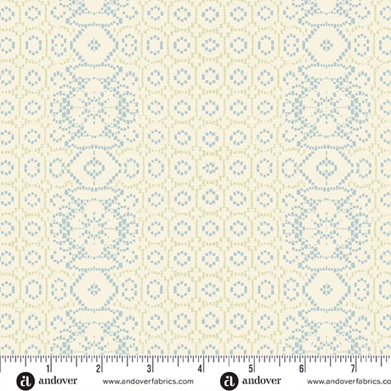andover fabrics | flourish | grandmas lace blue - floydthefox