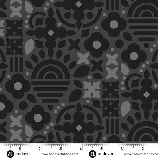 andover fabrics | patchworkstoff | shadow 2026 | this & that graphite - floydthefox