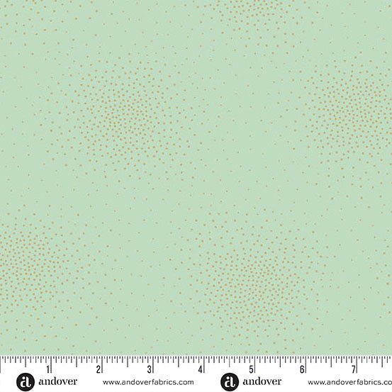 andover fabrics | patchworkstoff | spritz metallic | pistachio - floydthefox