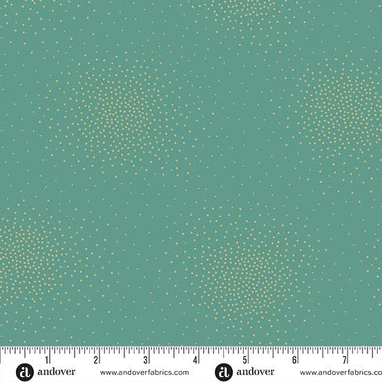 andover fabrics | patchworkstoff | spritz metallic | sage - floydthefox