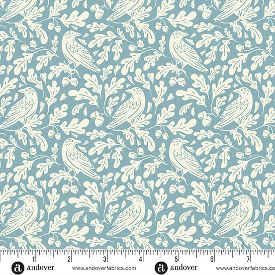 andover | patchworkstoff | oakleigh | autumn cloud blue - floydthefox