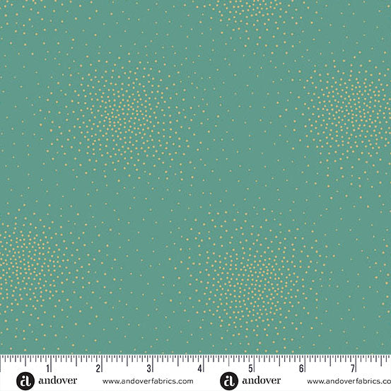 Andover Fabrics Spritz Metallic Sage Patchworkstoff A-10046-MT1