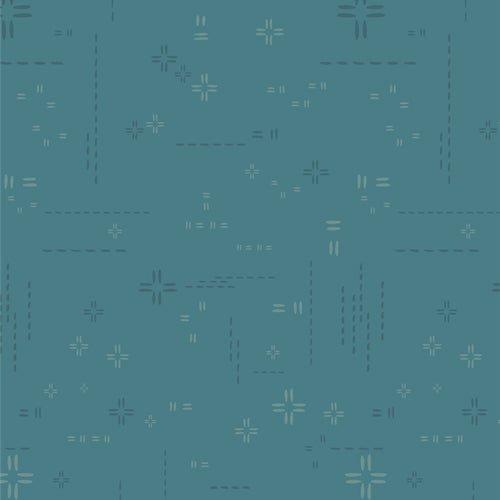 art gallery fabrics | decostitch elements | teal fog - floydthefox