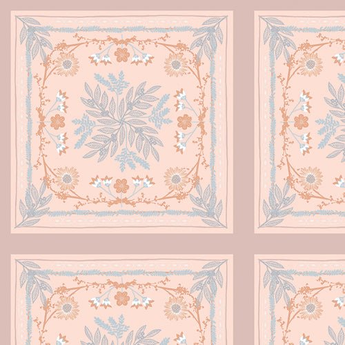 art gallery fabrics | mindscape | seaside tiles blush - floydthefox