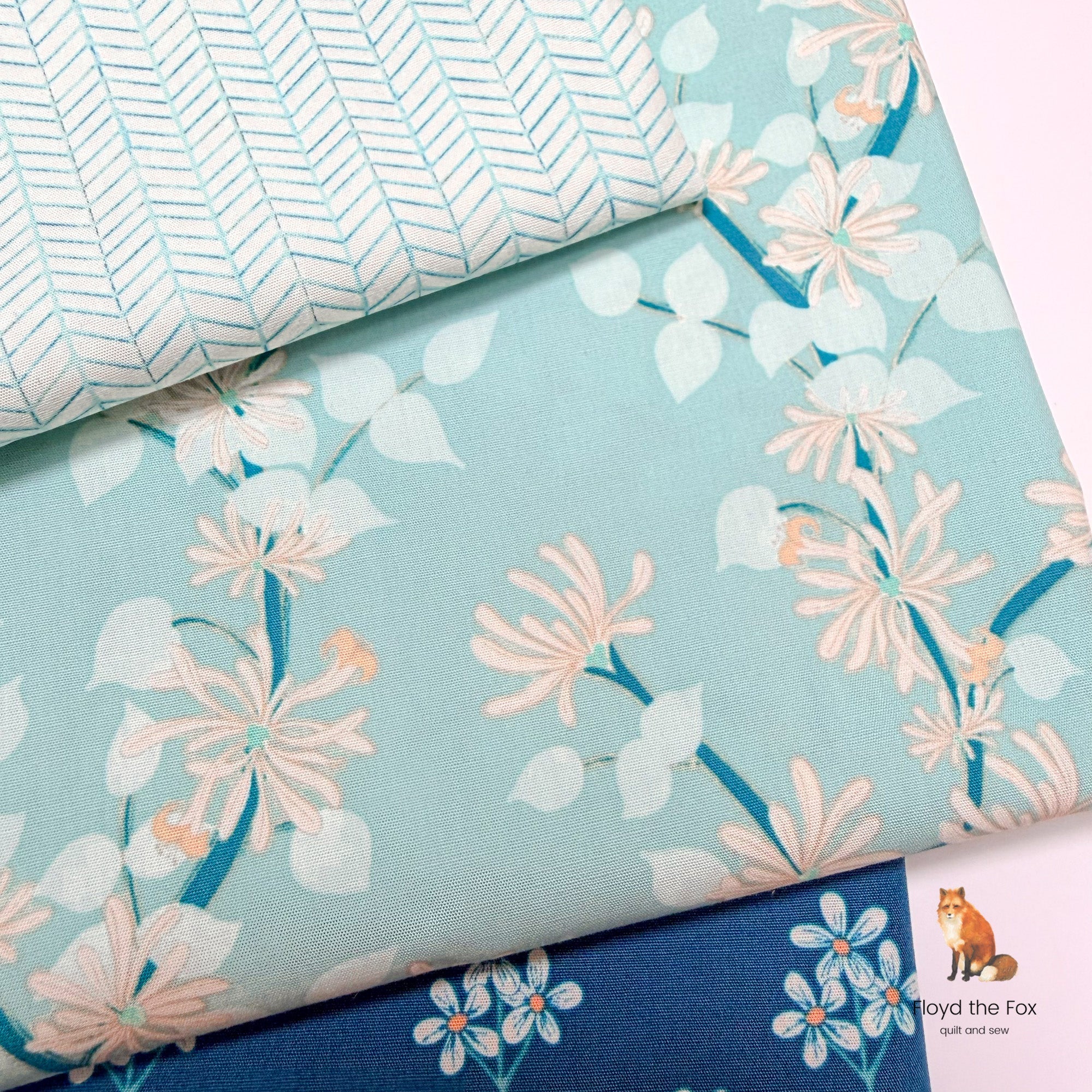 art gallery fabrics | patchworkstoff | gulf breeze | coastal jasmine - floydthefox
