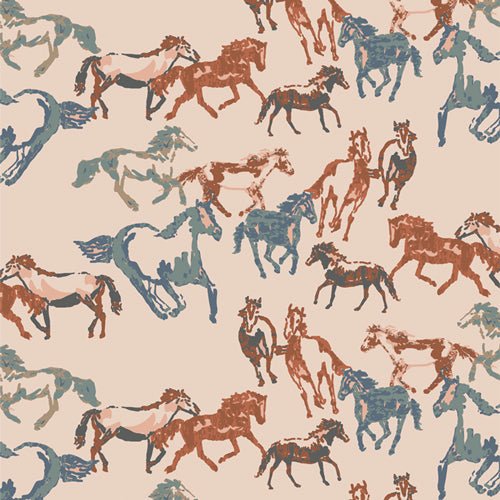 art gallery fabrics | spirited | boundless spirit sorrel - floydthefox