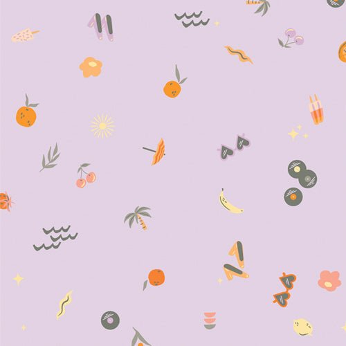 art gallery fabrics | tangerine | retro summer - floydthefox