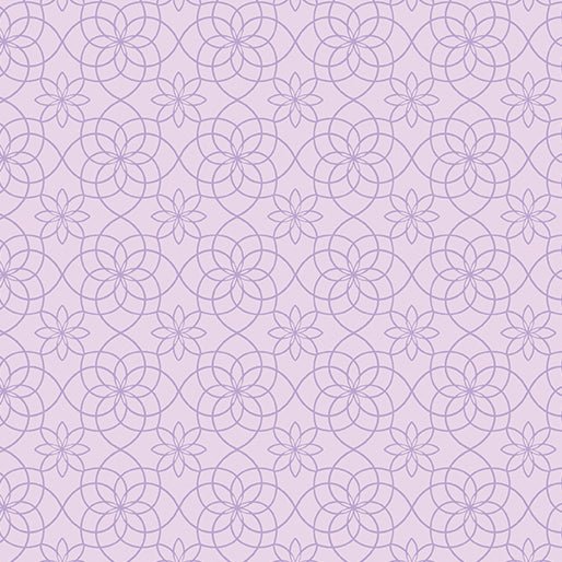 benartex | patchworkstoff | seaside garden | garden gate lilac - floydthefox