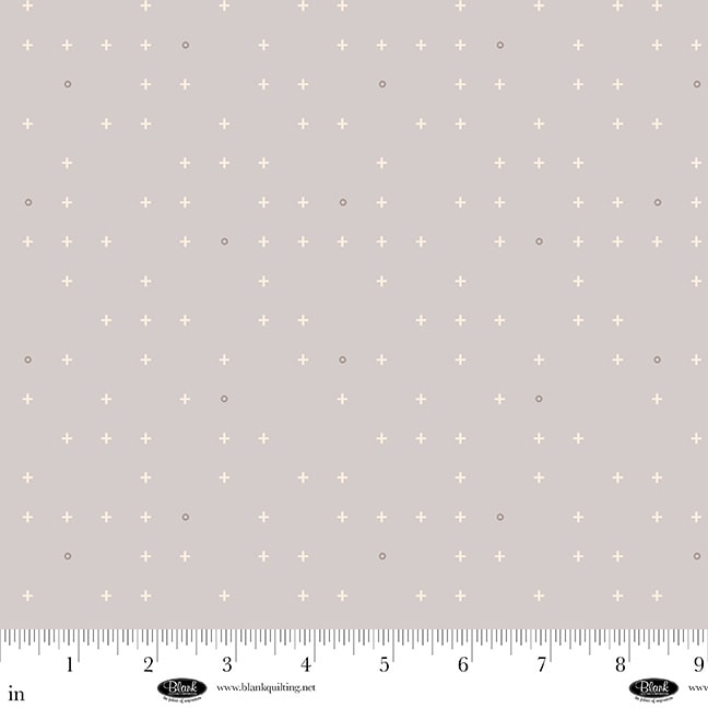 blank quilting co | sugar dreams | gray - crosses & naughts - floydthefox