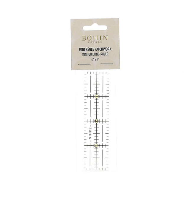 bohin | mini quilting ruler 4x1 - floydthefox