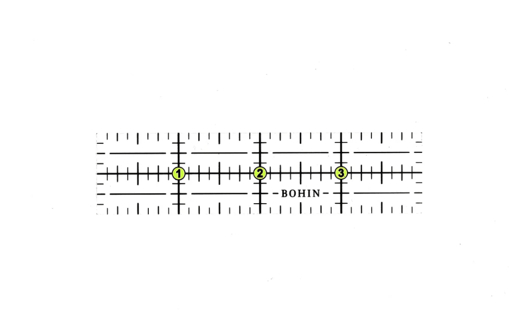 bohin | mini quilting ruler 4x1 - floydthefox