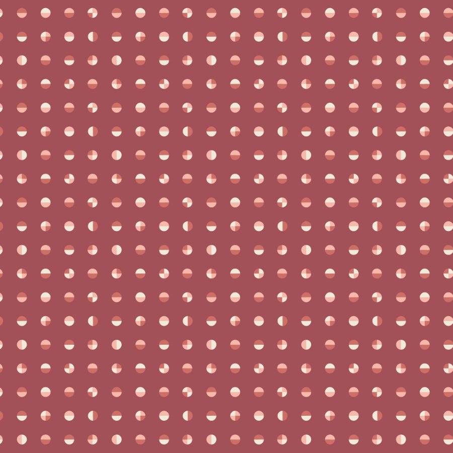 cloud9 fabrics | patchworkstoff | american bold | circular deep rust - floydthefox