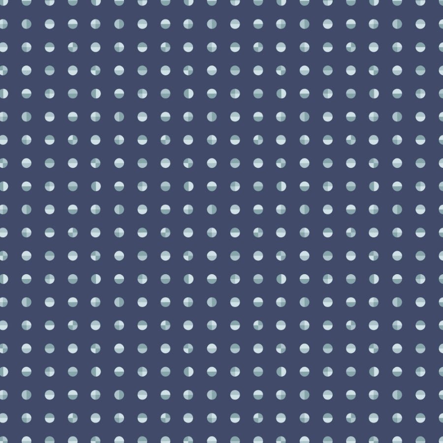 cloud9 fabrics | patchworkstoff | american bold | circular midnight - floydthefox