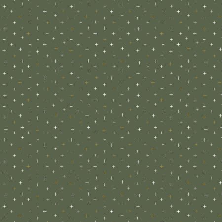 cotton+steel basics | be positive | enchanted forest metallic - floydthefox