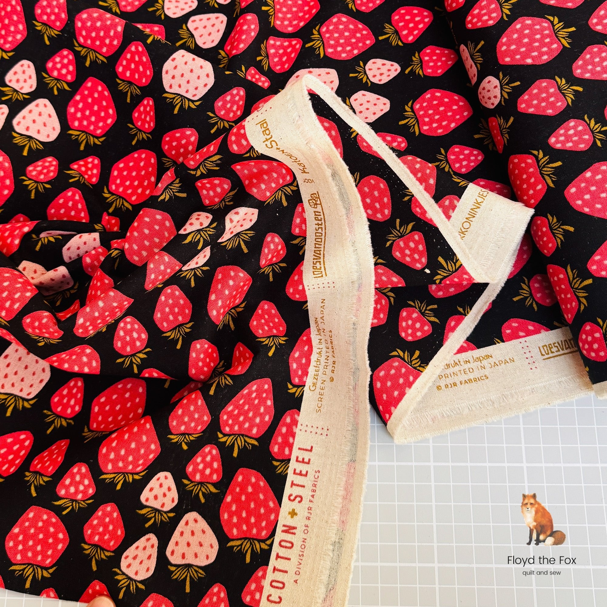 cotton+steel | canvas | under the apple tree | queen of berries | after midnight - floydthefox