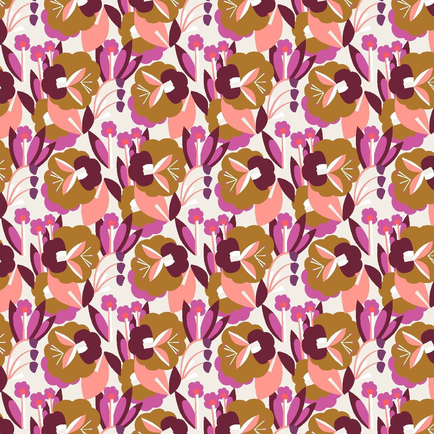 cotton+steel | dream ensemble | zen sweet dreams - purple haze - floydthefox