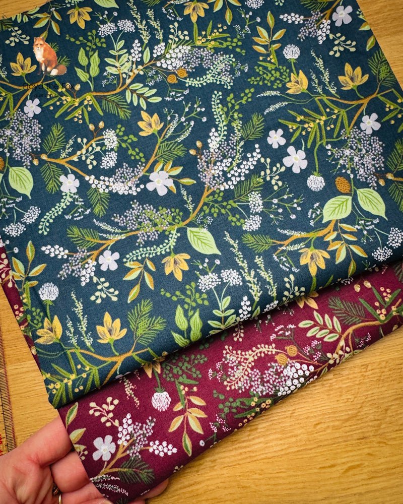 cotton+steel | rifle paper co | english rose | juniper forest evergreen - floydthefox